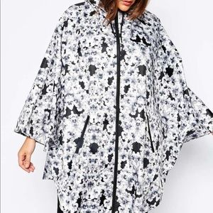 ASOS Floral Rain Cape
